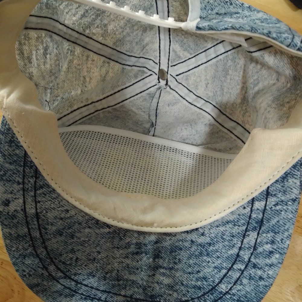 Vintage 90s Borden Denim Snap Back Hat - Picture 9 of 10